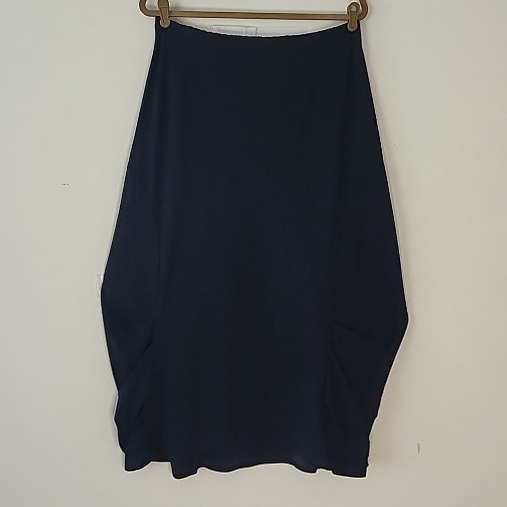 EDW Every Day Wear By Spirithouse Lagenlook Contemporary Black Maxi Skirt L - Picture 9 of 9